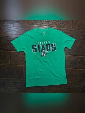 Dallas Stars NHL Hockey Mens Casual Green Short Sleeve Tee Shirt Medium